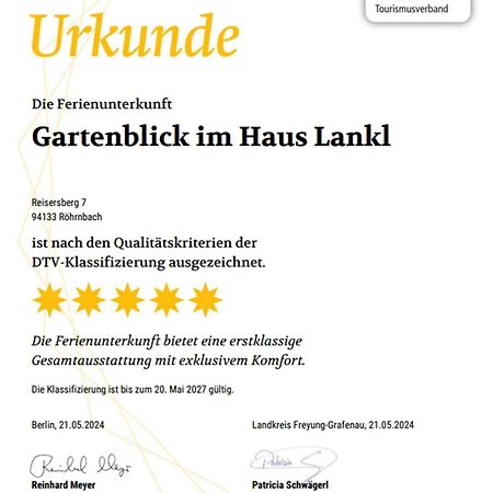 Ferienwohnung Lankl Im Bayerischen Wald Röhrnbach Eksteriør bilde